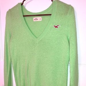 Lime Green Hollister Sweater, Size Small